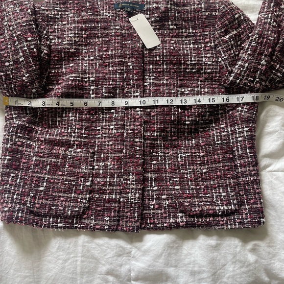 Brooks Brothers Tweed Jacket - Burgundy and White 6 - Picture 10 of 10
